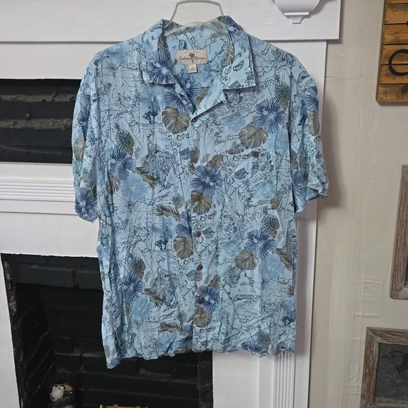 Island Shores tropical short sleeve shirt - Picture 1 of 7
